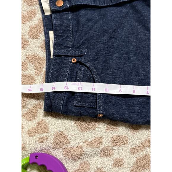 NWT Universal Thread Size 14 32R Dark Wash Jean Stretch Shorts Vintage Midi - Picture 8 of 9